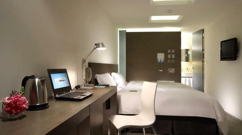 Just Sleep - Lin Sen Hotel Tajpej Kültér fotó